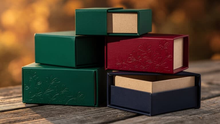 tuck boxes stacked